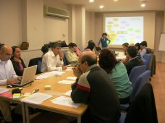 Haritanın ilk taslakları çalışma toplantısı, Sabancı Üniversitesi İletişim Merkezi, 17 Mart 2006.