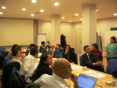 Haritanın ilk taslakları çalışma toplantısı, Sabancı Üniversitesi İletişim Merkezi, 17 Mart 2006.